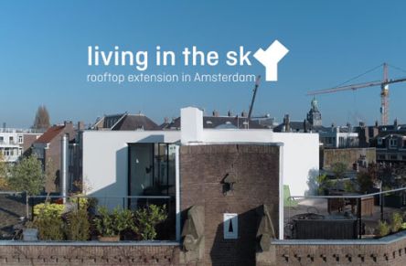 Uitbreiding op dak in Amsterdam